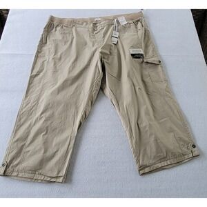 d a - s h  Jessica  Capri Pants Women Color Khaki Size 2X(4) And 3X‎ (2)